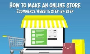 how to make an online store