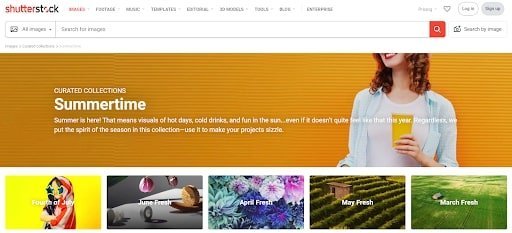 Shutterstock gallery summertime free photos to use