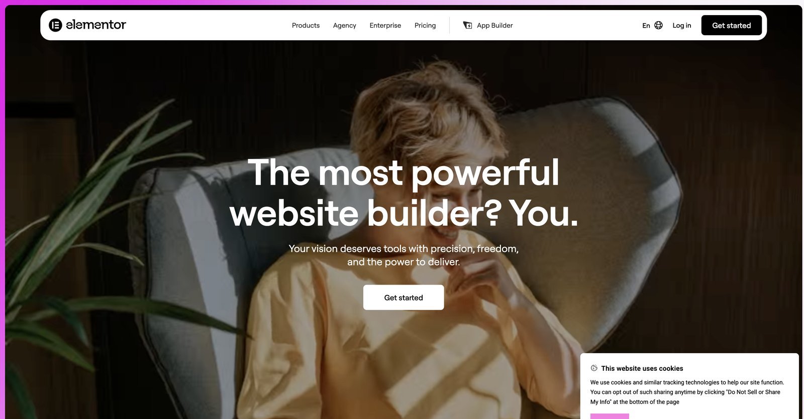 Elementor homepage